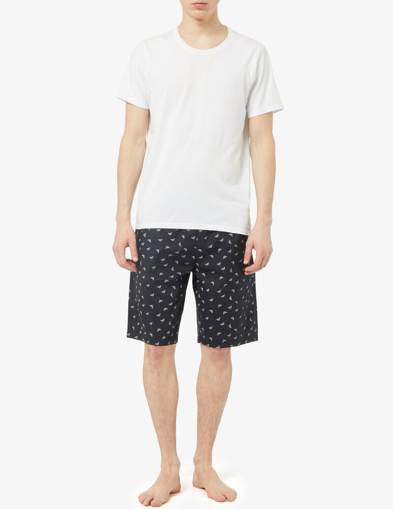 Emporio Armani Bermuda Yarn Dyed Woven