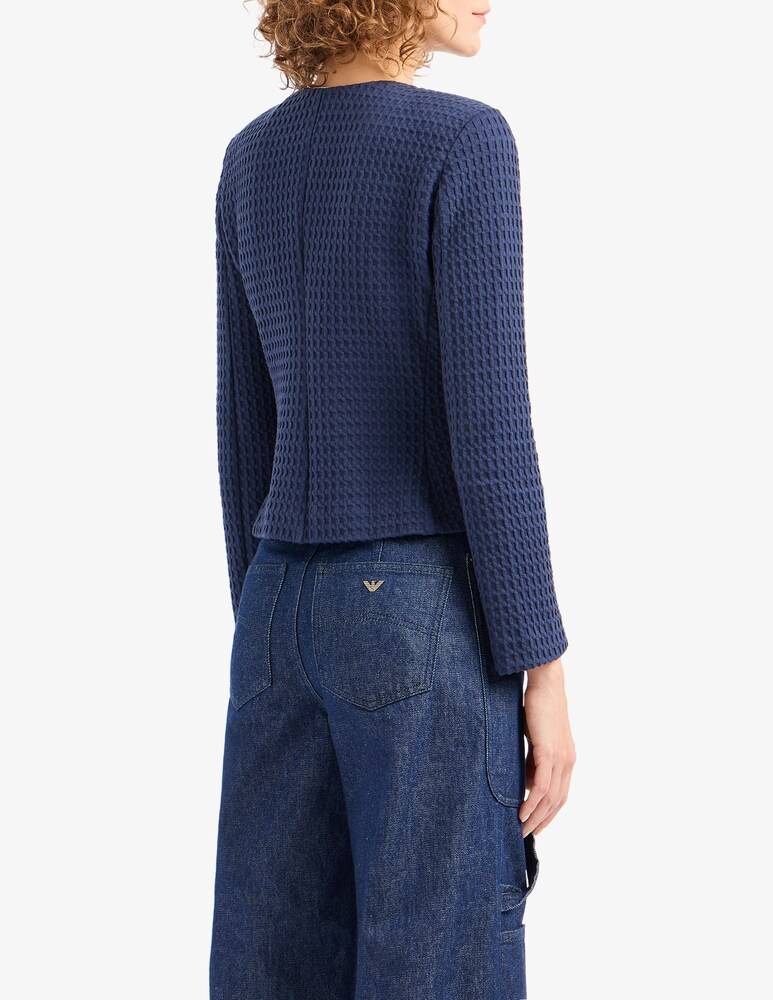 Emporio Armani Blazer In Misto Cotone