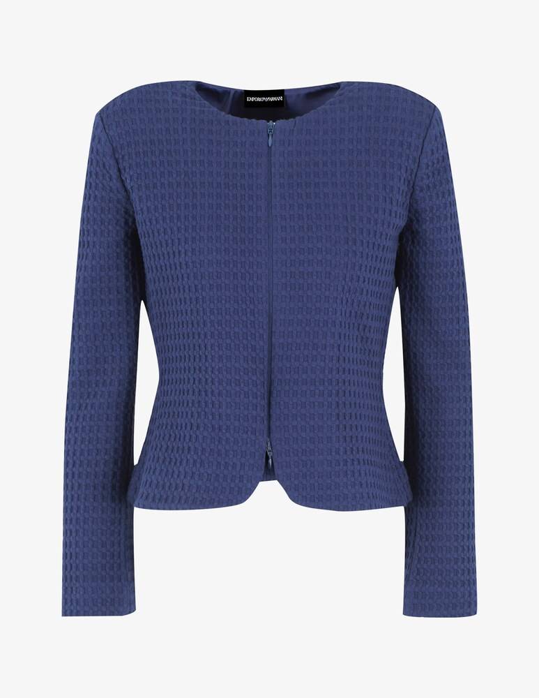 Emporio Armani Blazer In Misto Cotone