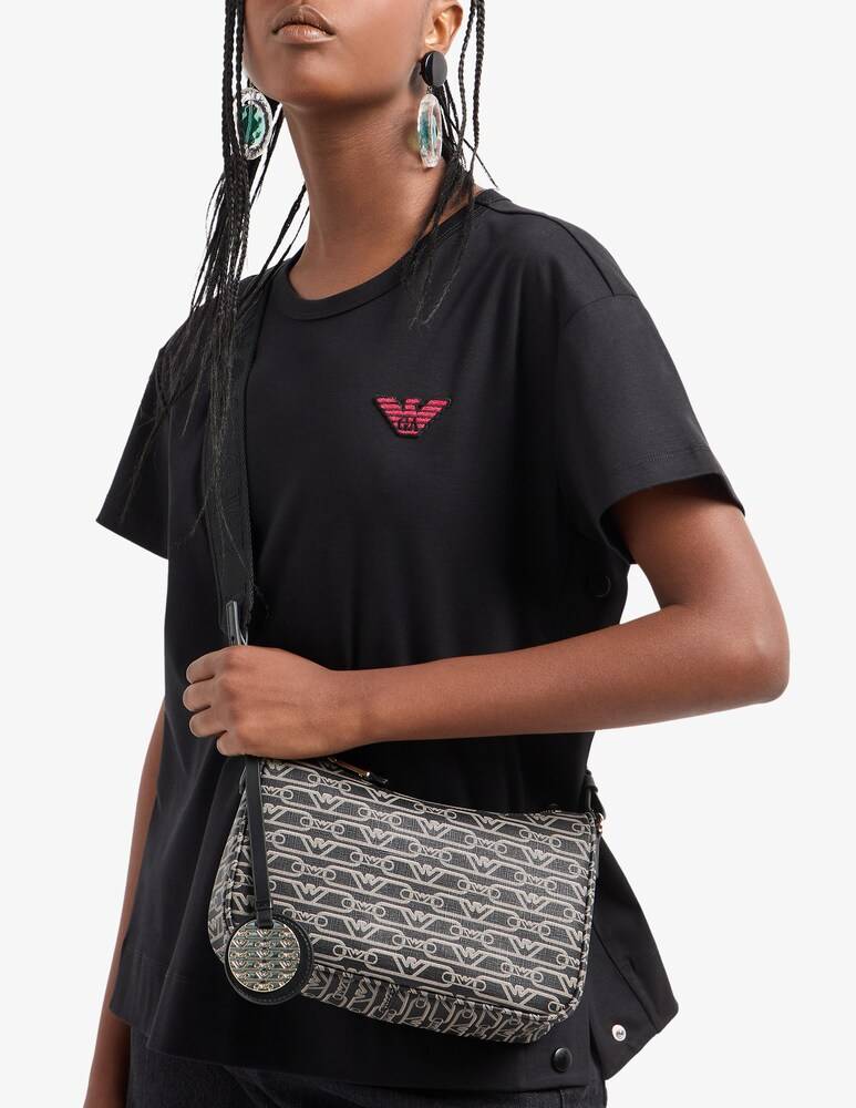 Emporio Armani Borsa Baguette Monogram