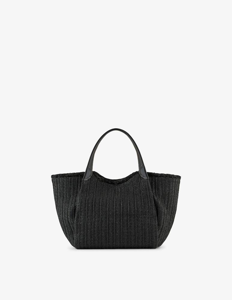 Emporio Armani Borsa Shopper Maxi In Paglia