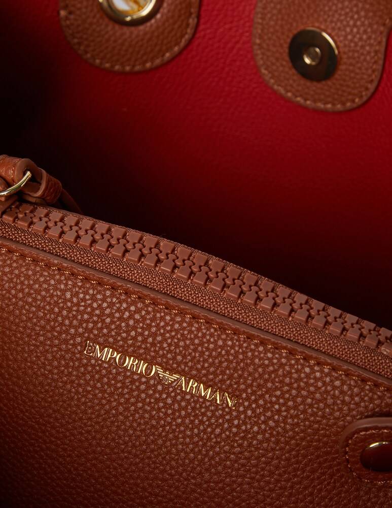 Emporio Armani Borsa Shopper MyEA Media - Marrone