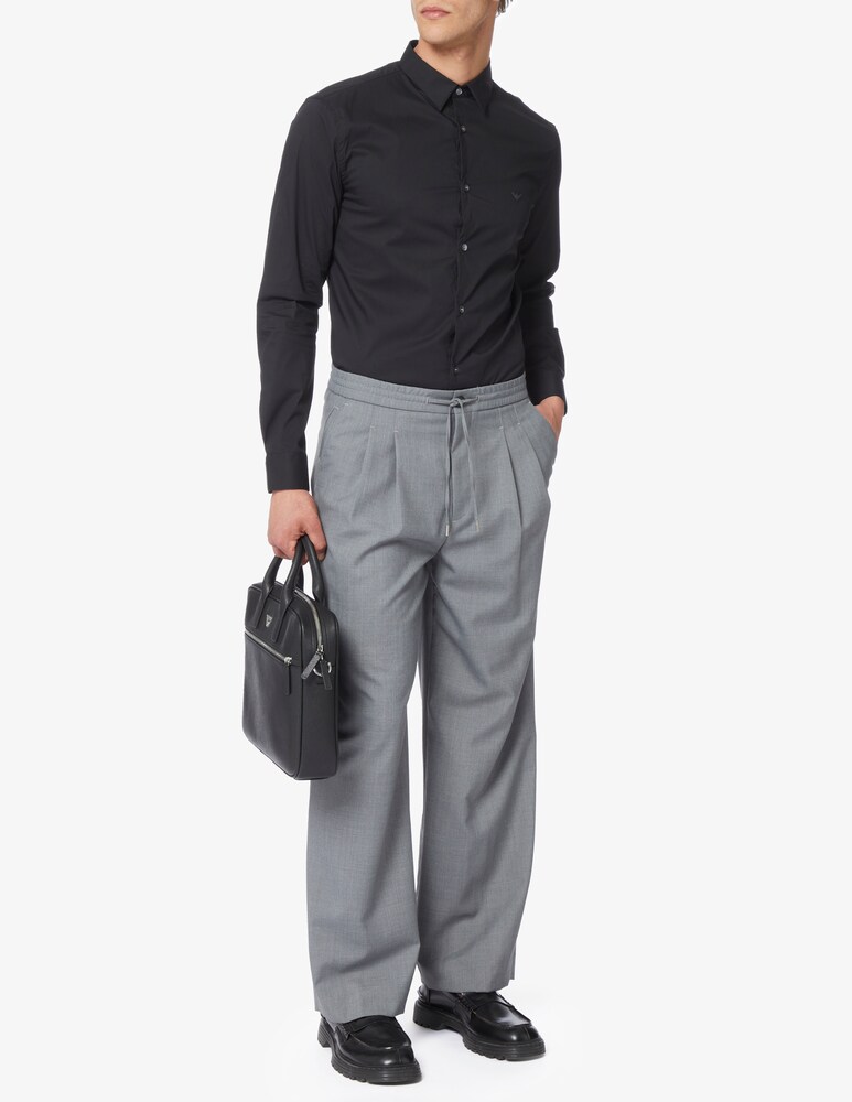 Emporio Armani Camicia Cotone Stretch