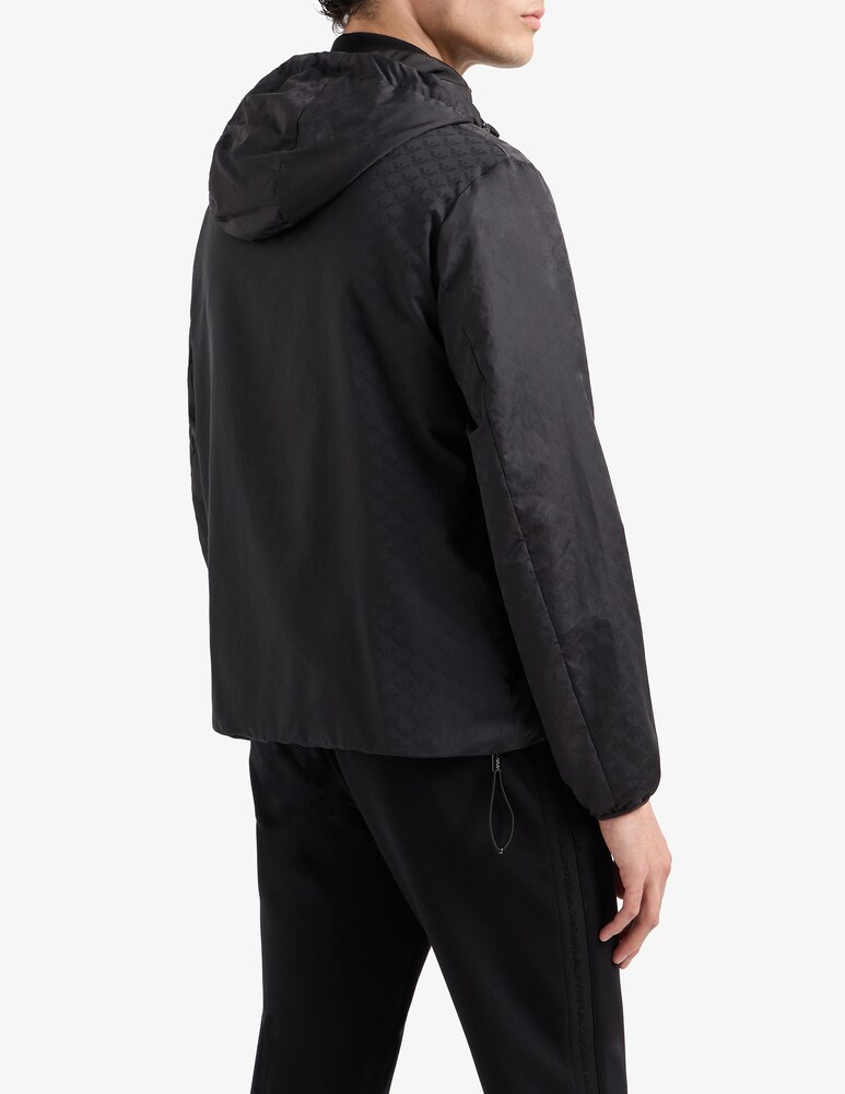 Emporio Armani Giacca A Vento All Over Aquila