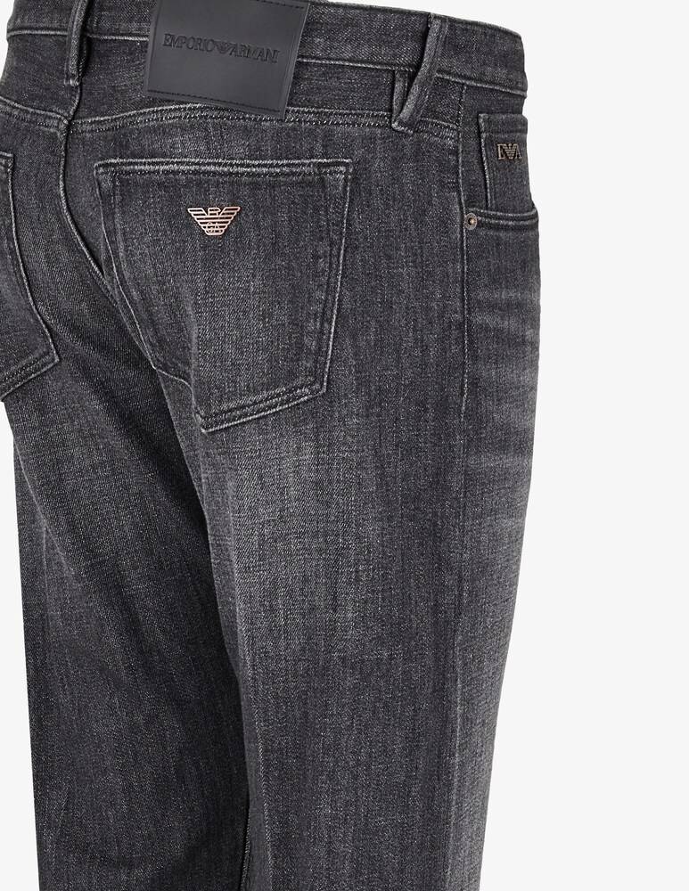 Emporio Armani Jeans Slim Grigio Baffato