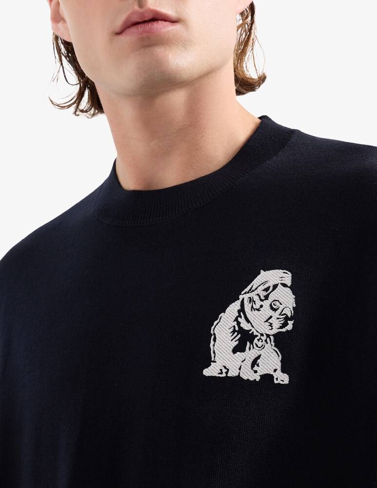 Emporio Armani Maglia In Lana Bulldog