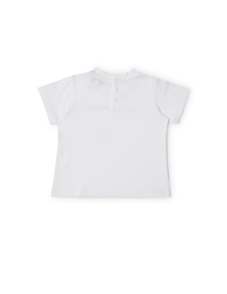 Emporio Armani Maglietta Girocollo Con Logo - Bianco