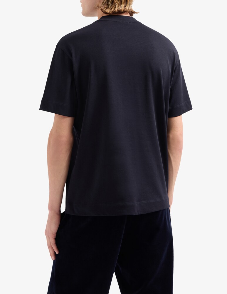 Emporio Armani Maglietta Heavy Jersey Aquila