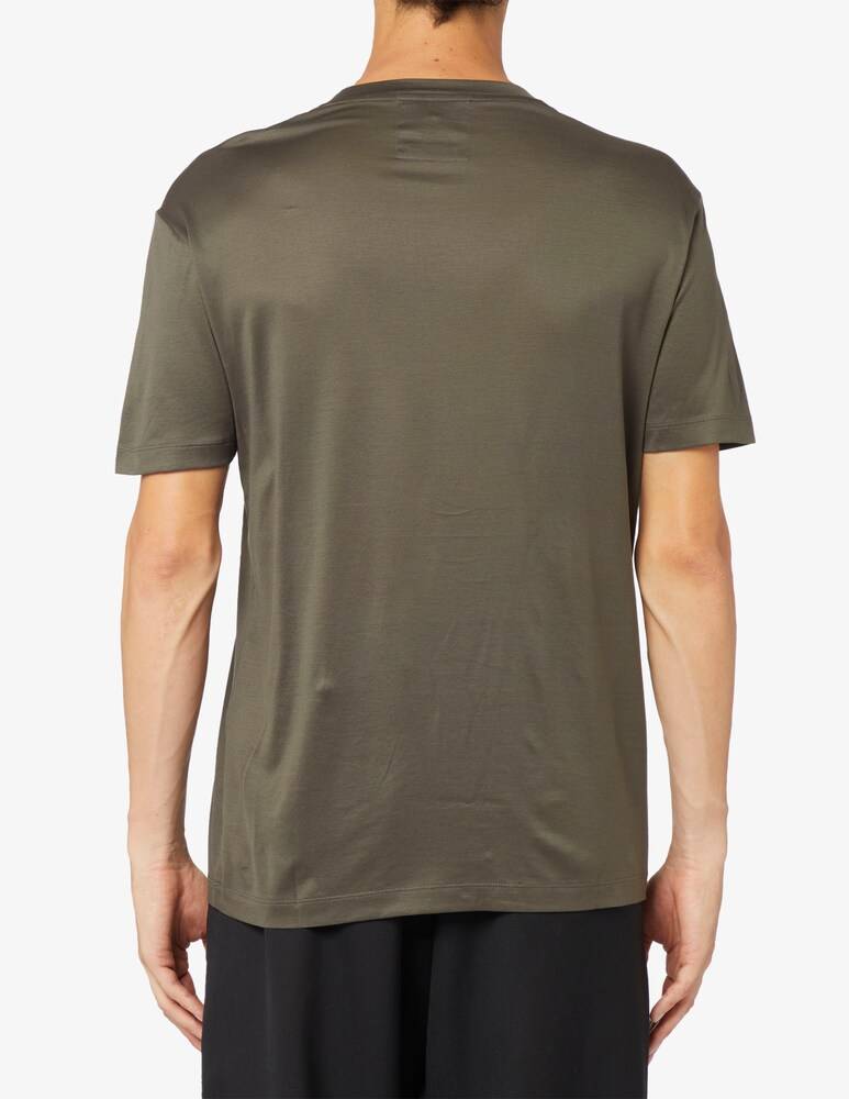 Emporio Armani Maglietta Lettering Lato