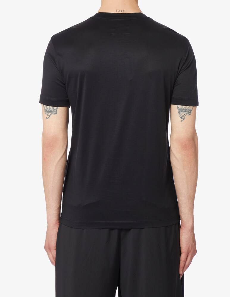 Emporio Armani Maglietta Lettering Lato