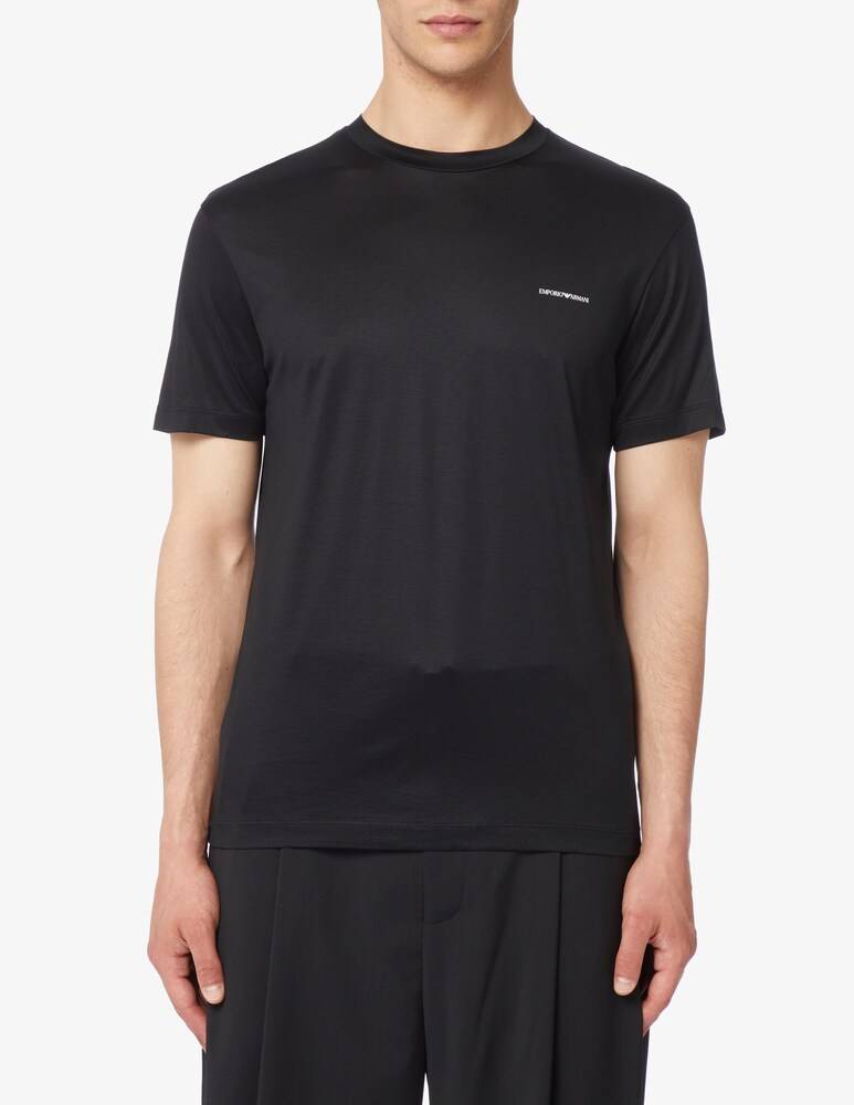 Emporio Armani Maglietta lettering lato