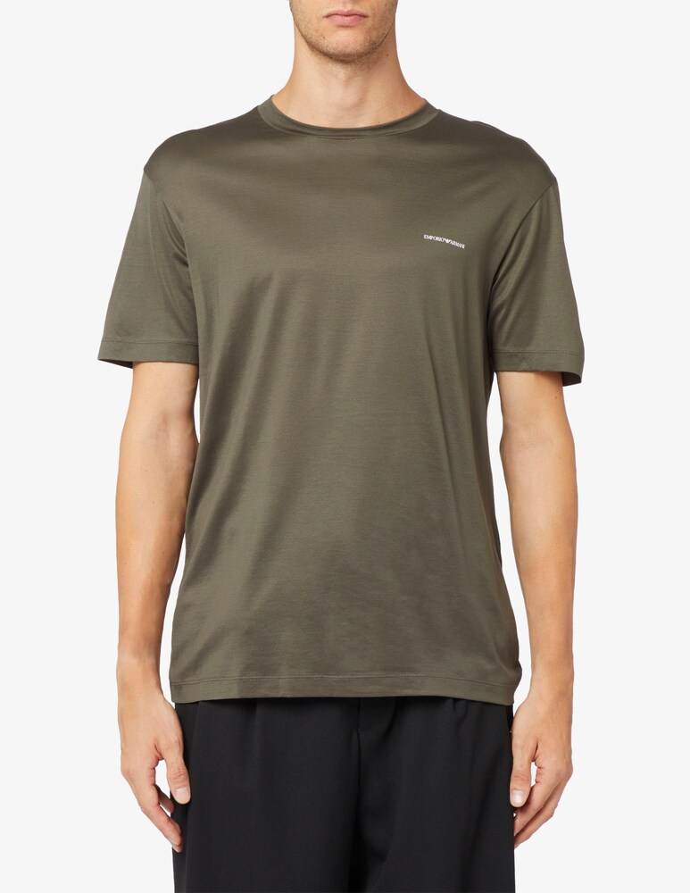 Emporio Armani Maglietta lettering lato