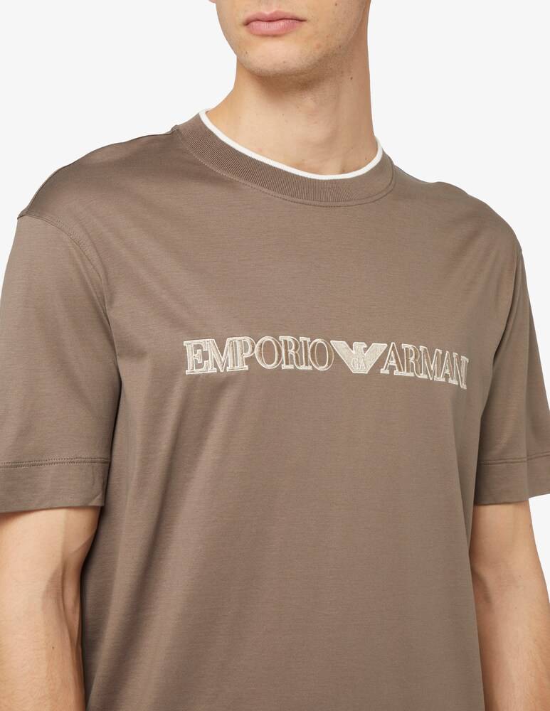 Emporio Armani Maglietta Lettering