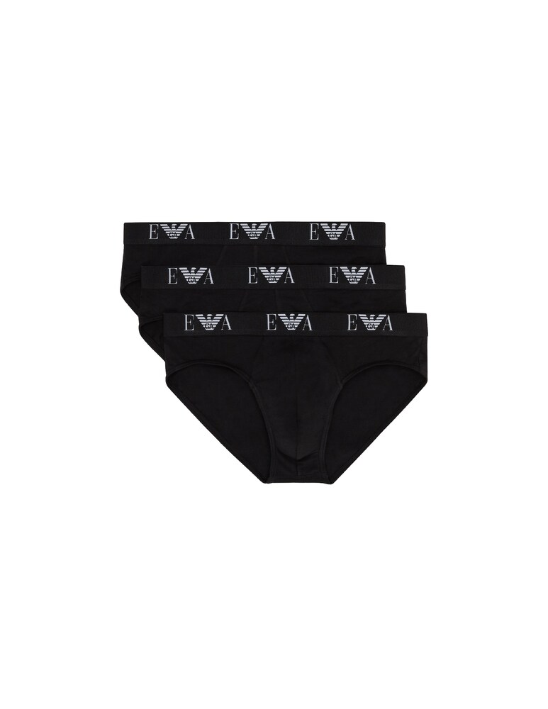 Emporio Armani Pack 3 slip con logo