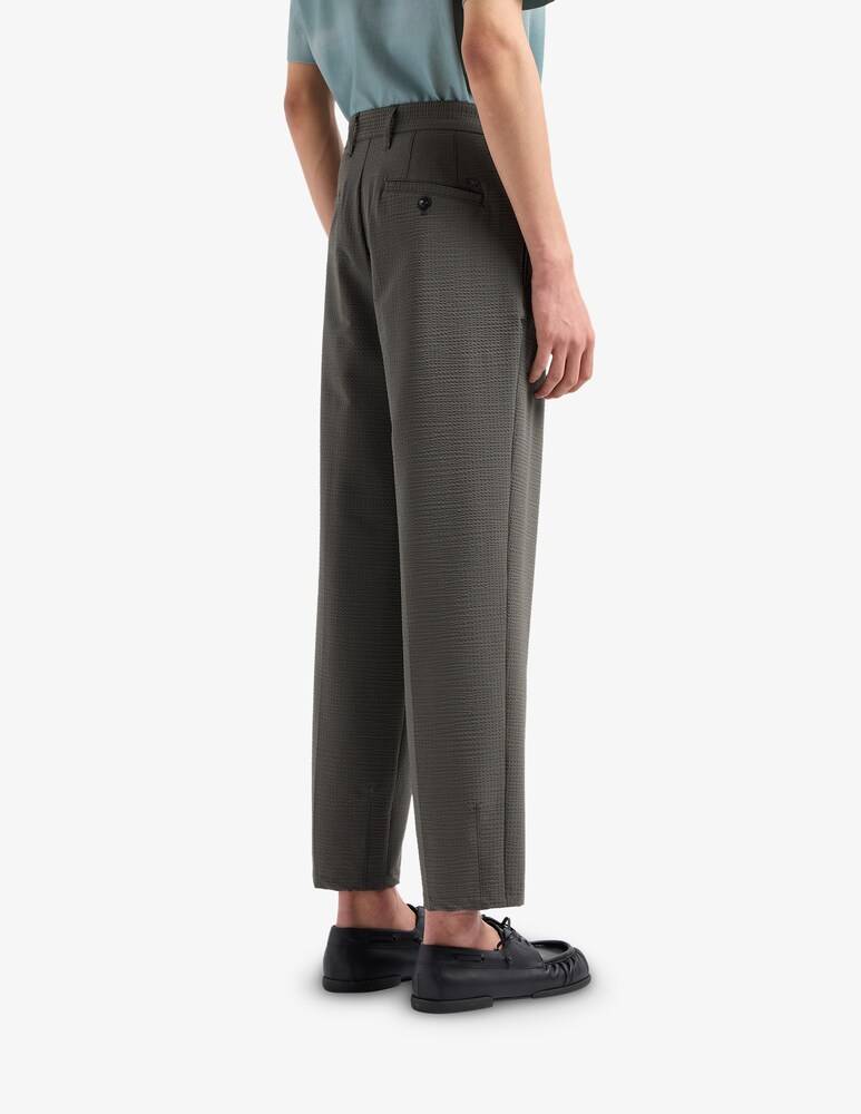 Emporio Armani Pantalone Seersucker