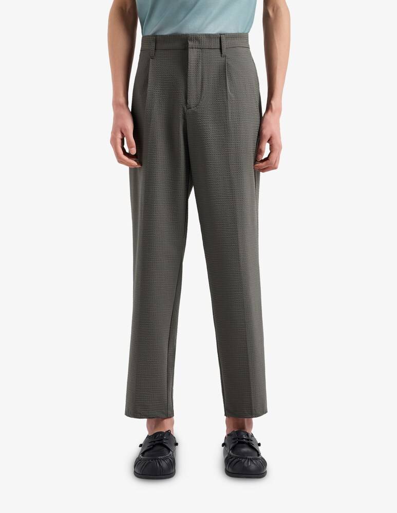 Emporio Armani Pantalone seersucker