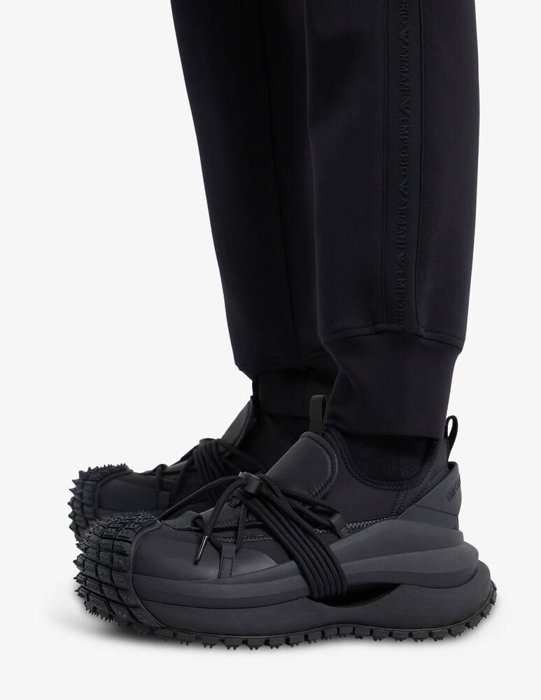 Emporio Armani Pantalone Tuta Logo Tape
