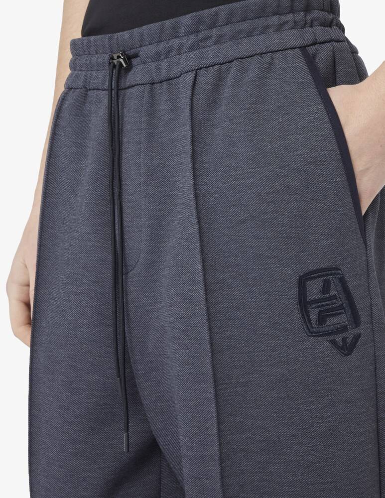 Emporio Armani Pantaloni Jogger Stampa Denim