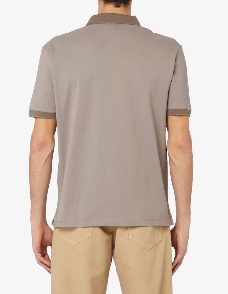 Emporio Armani Polo Piquet Collo Contr