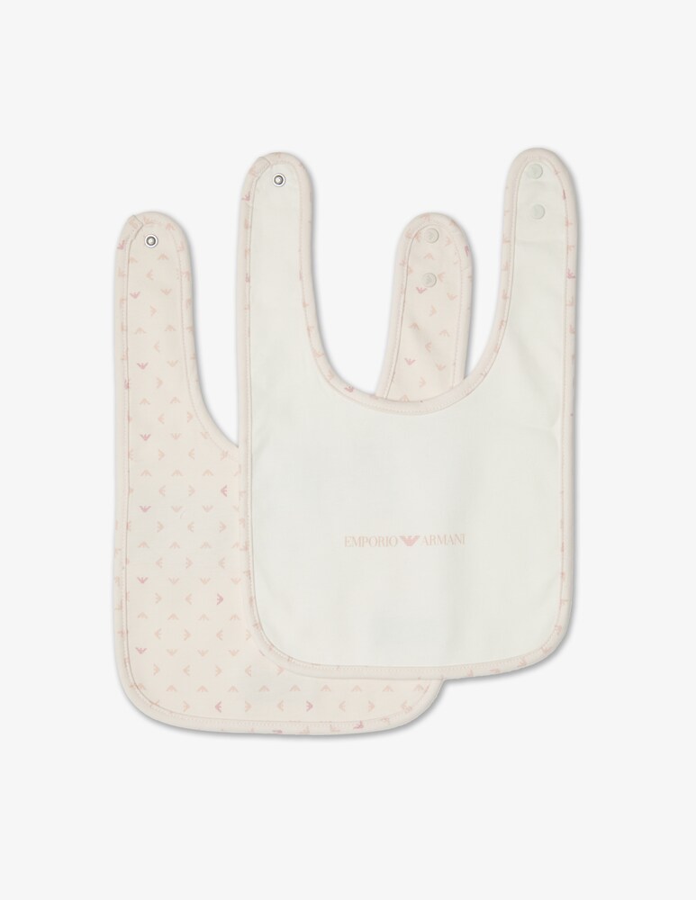 Emporio Armani Set di 2 bavaglini con stampa