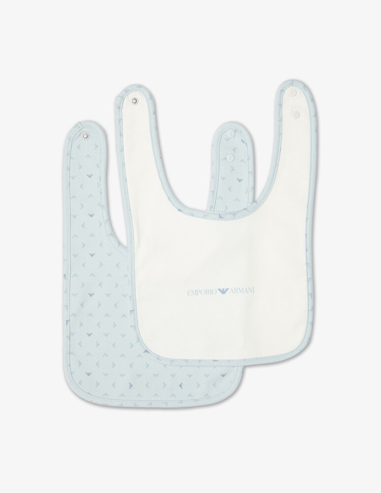 Emporio Armani Set di 2 bavaglini neonato