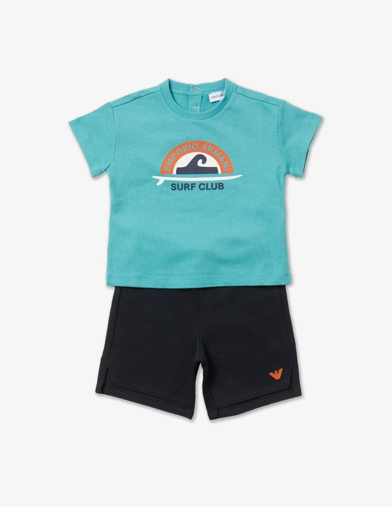 Emporio Armani Set t-shirt e pantaloncini
