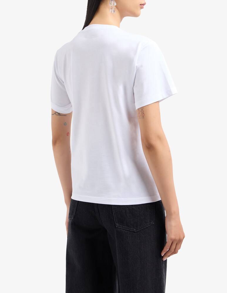 Emporio Armani T-shirt In Cotone Con Logo