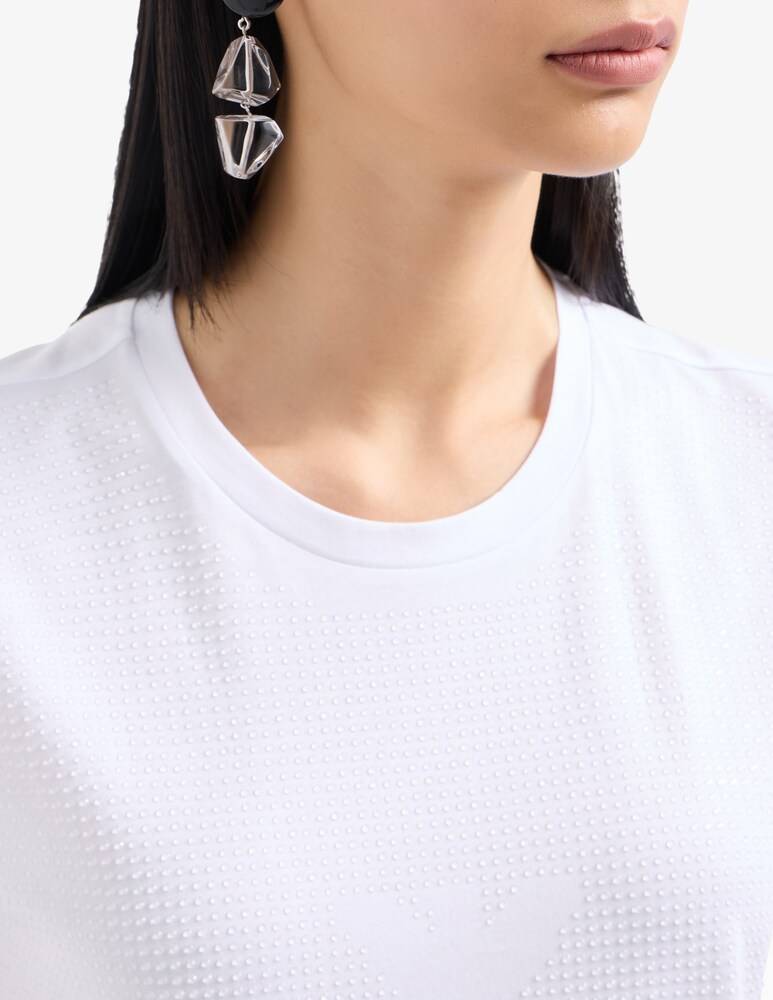 Emporio Armani T-shirt In Cotone Con Logo