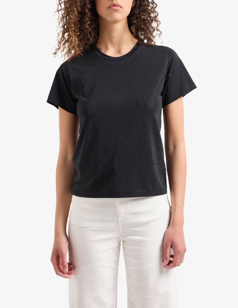Emporio Armani T-shirt in cotone con logo