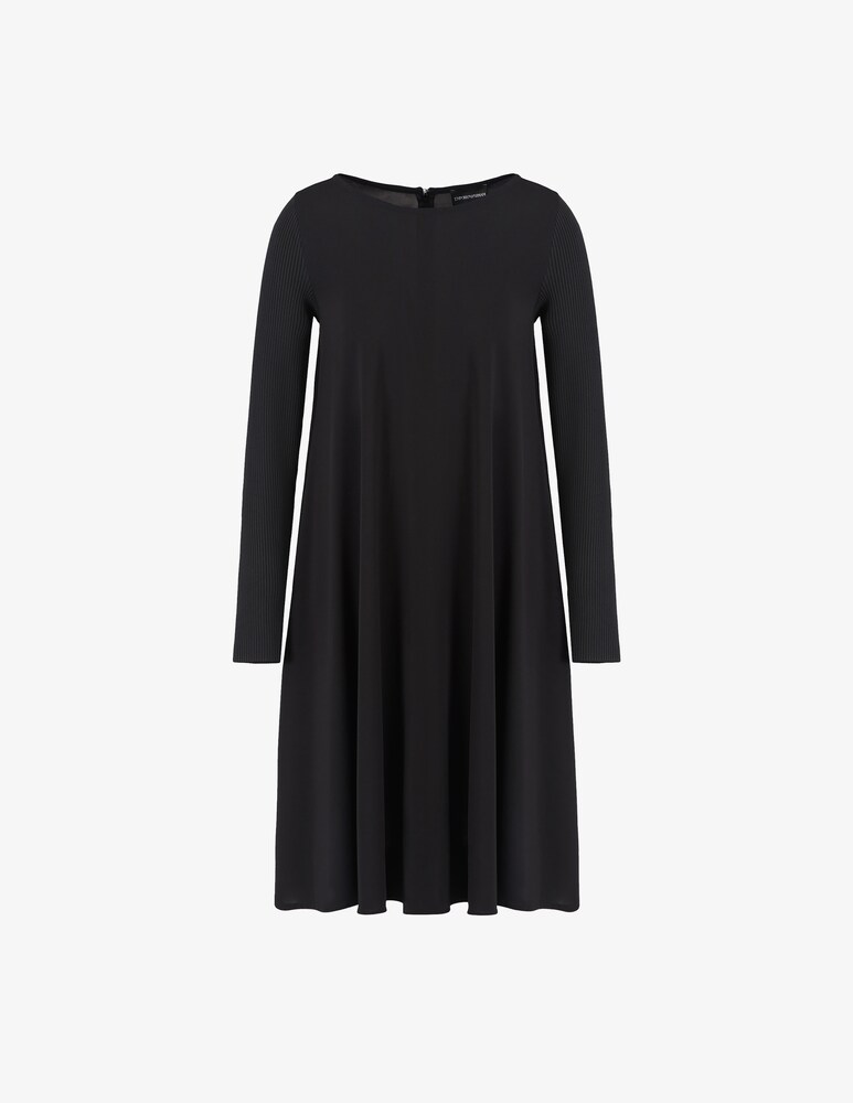 Emporio Armani Vestito Corto A Manica A 3/4