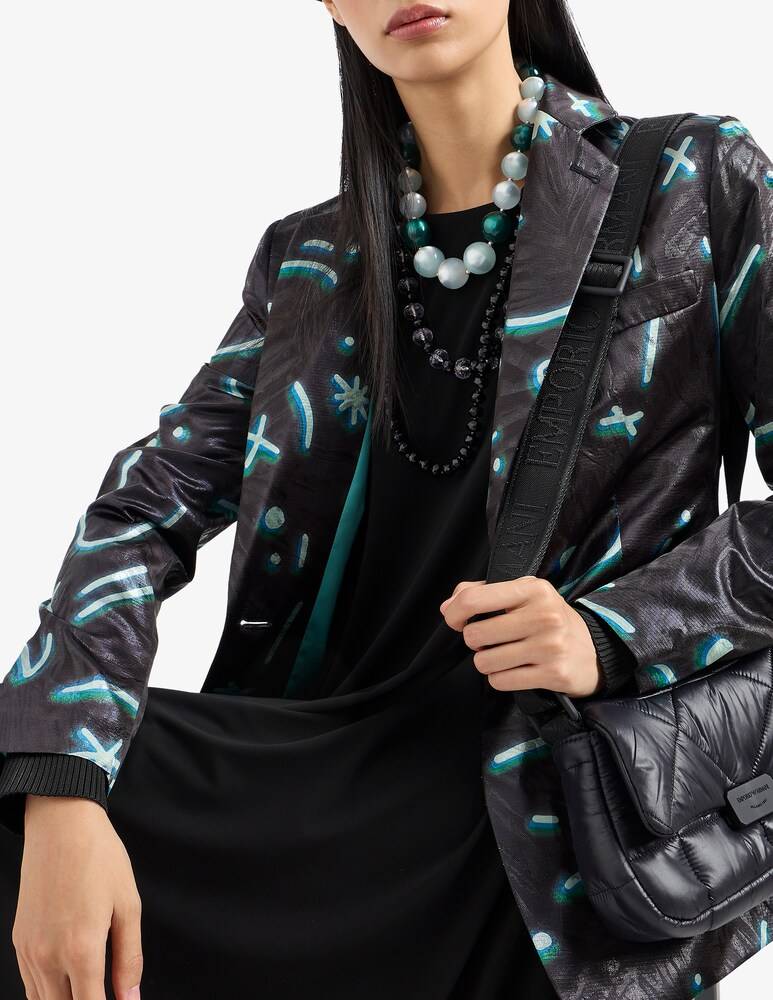 Emporio Armani Vestito Corto A Manica A 3/4