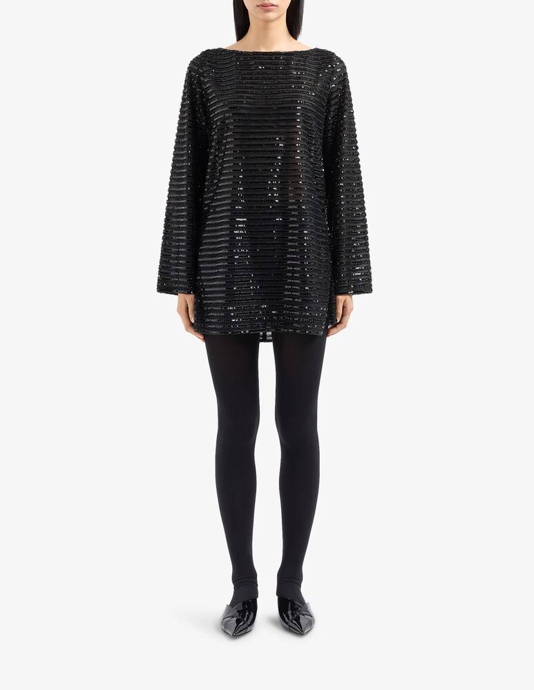 Emporio Armani Vestito corto a manica lunga