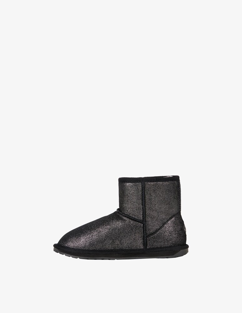 Emu Stivaletti Wallaby Mini Metallic - Nero