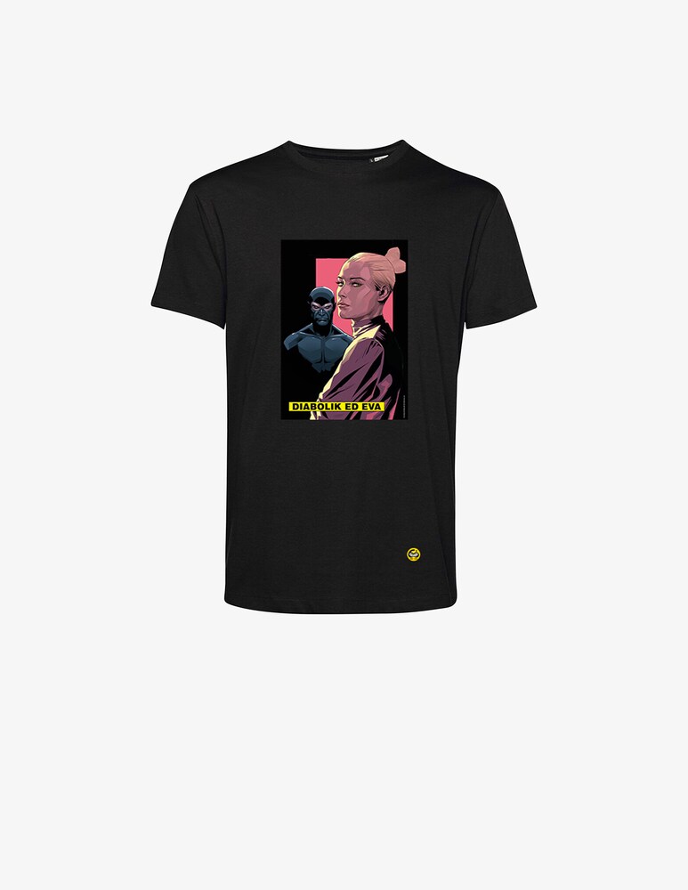 Eva Kant T-shirt Eva + Diabolik sfondo