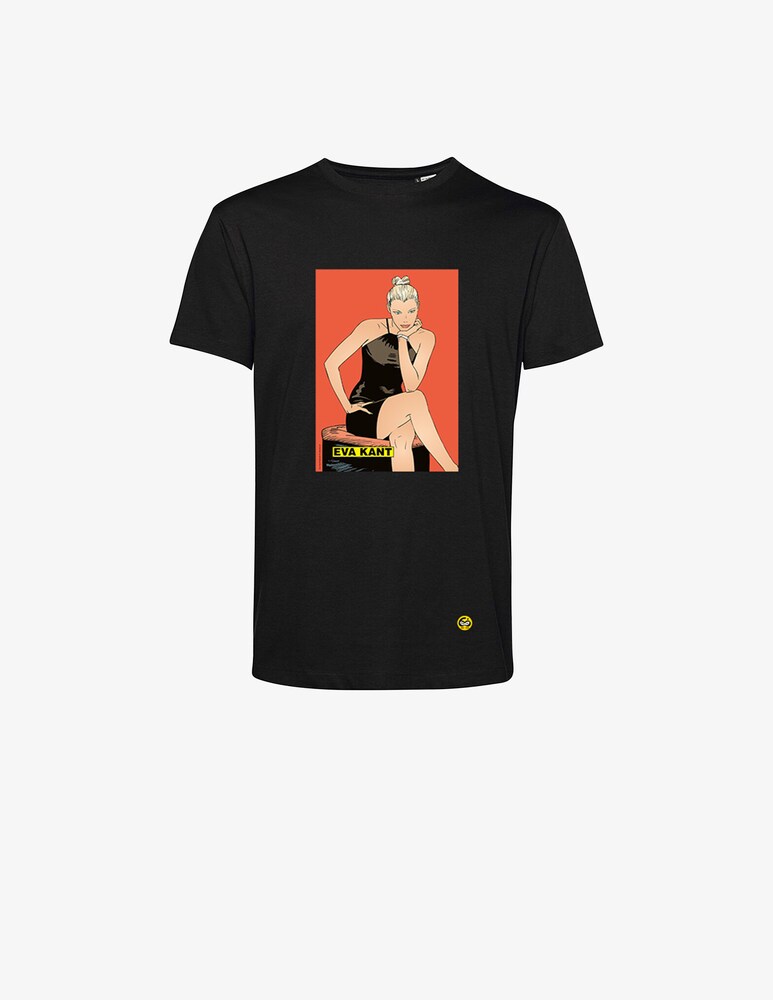 Eva Kant T-shirt Eva seduta abito nero