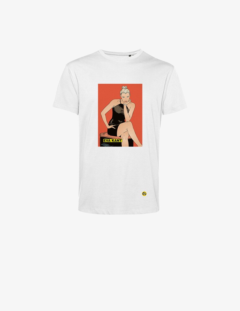 Eva Kant T-shirt Eva seduta abito nero