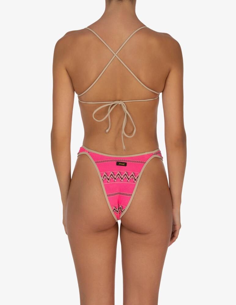 F**K Bikini Set In Crochet