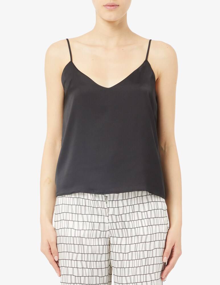 Face to Face Style Top spalline in raso