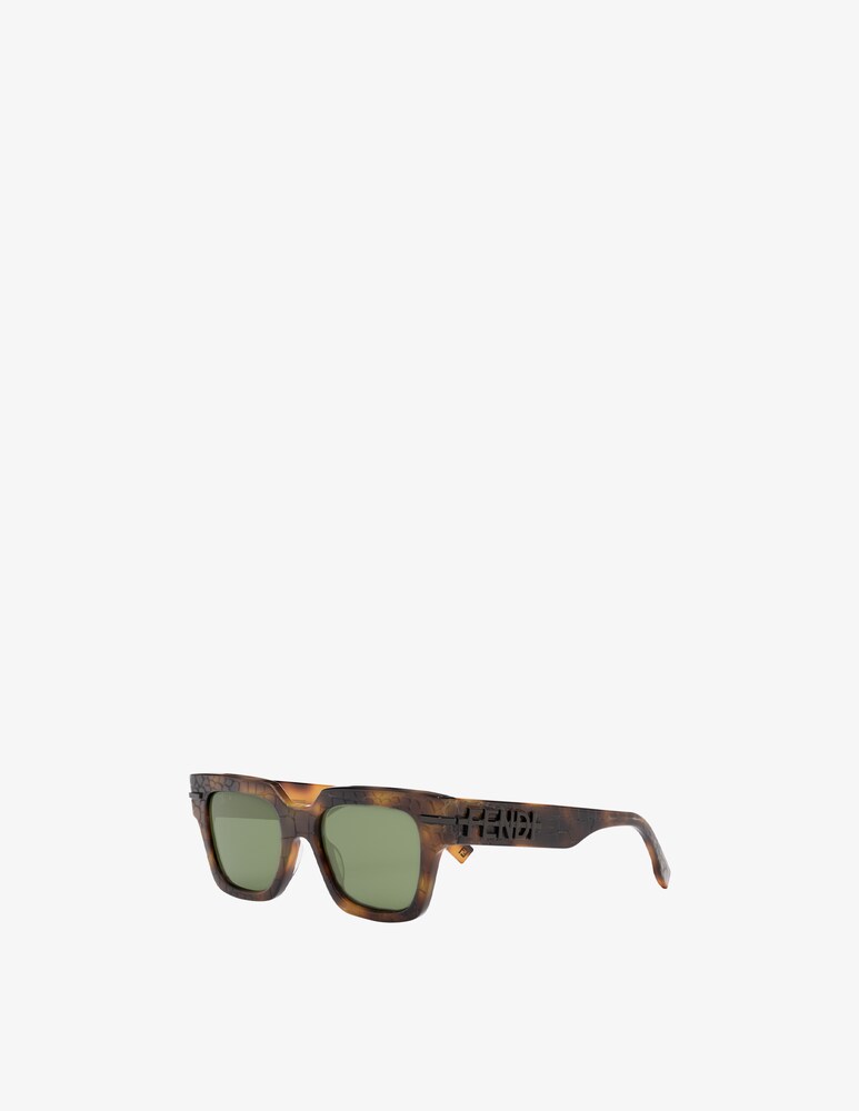 Fendi Occhiale da sole squadrato FE40078I