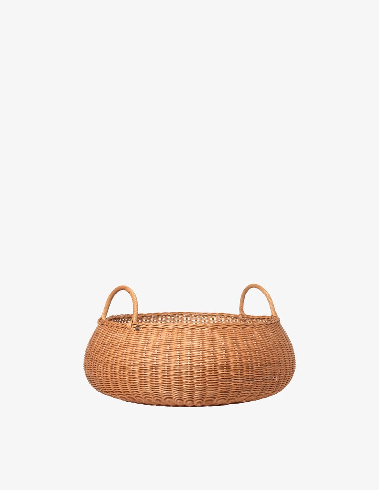 Ferm Living Braided Cestino - Marrone