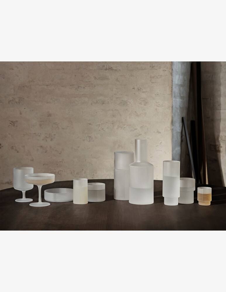 Ferm Living Ripple Bicchieri Vino- Set Da 4 - Satinato