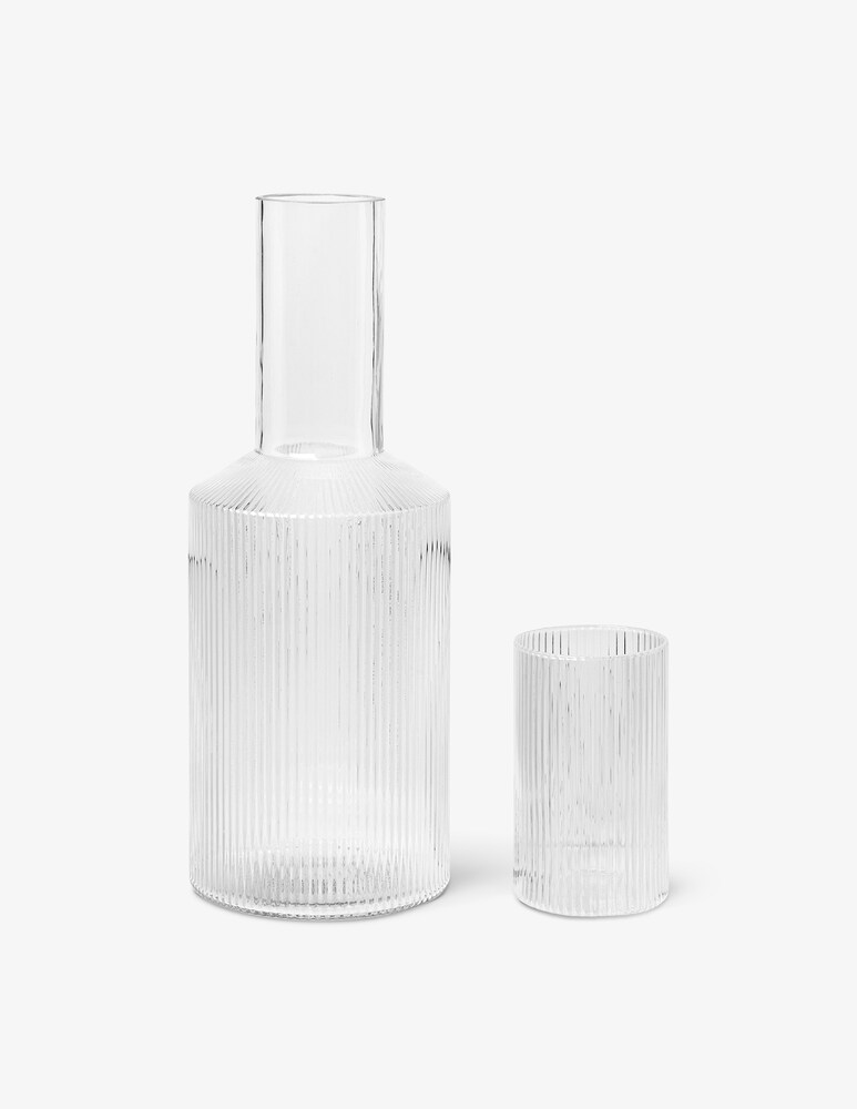 Ferm Living Ripple Caraffa - Trasparente