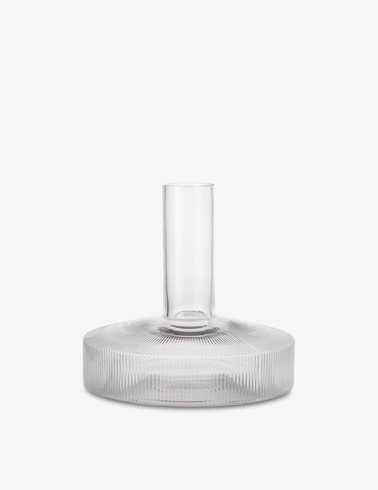Ferm Living Ripple Caraffa Vino - Trasparente