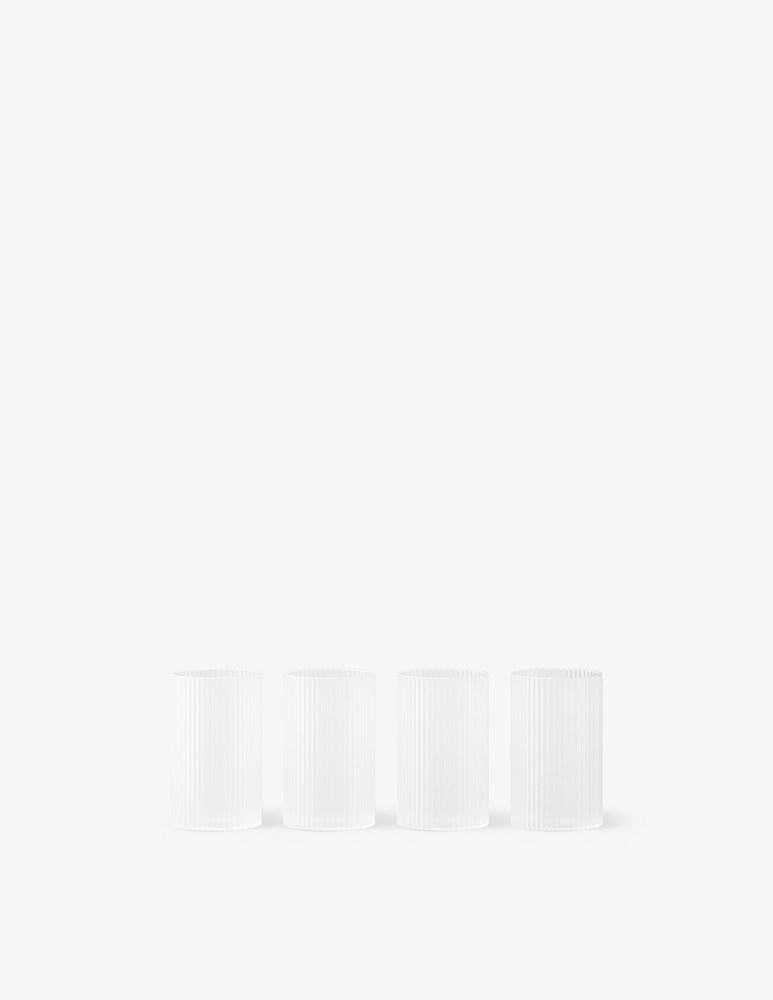 Ferm Living Ripple Verrines - Set da 4 - Satinato