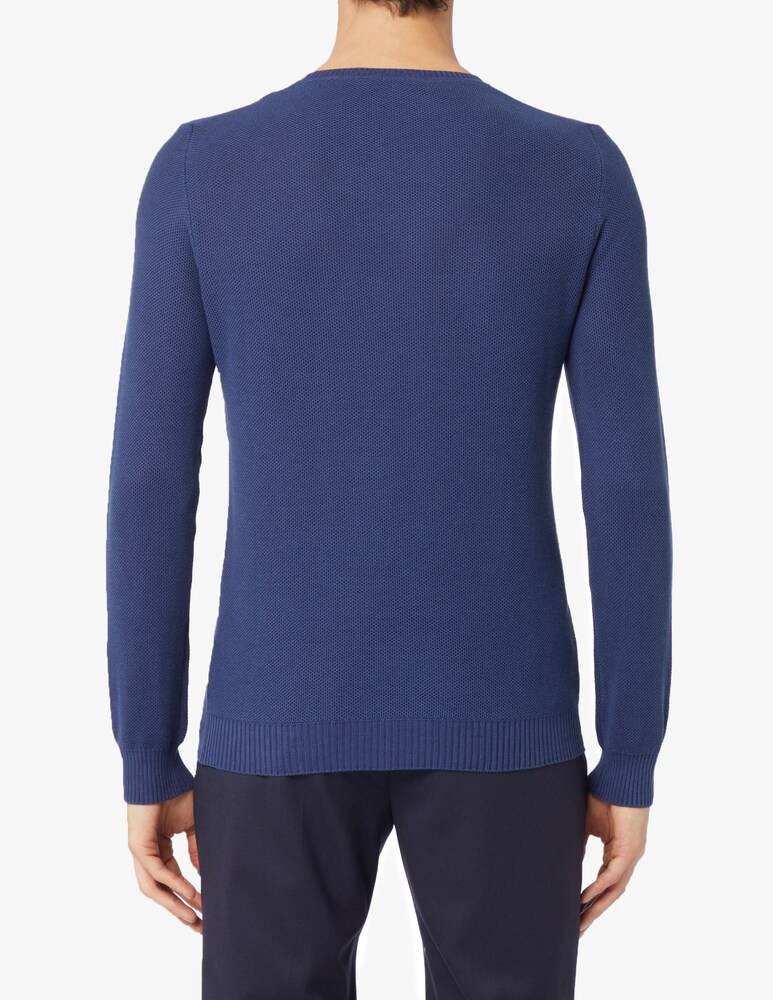 Ferrante Maglia Girocollo Nido D Ape Cotone F12