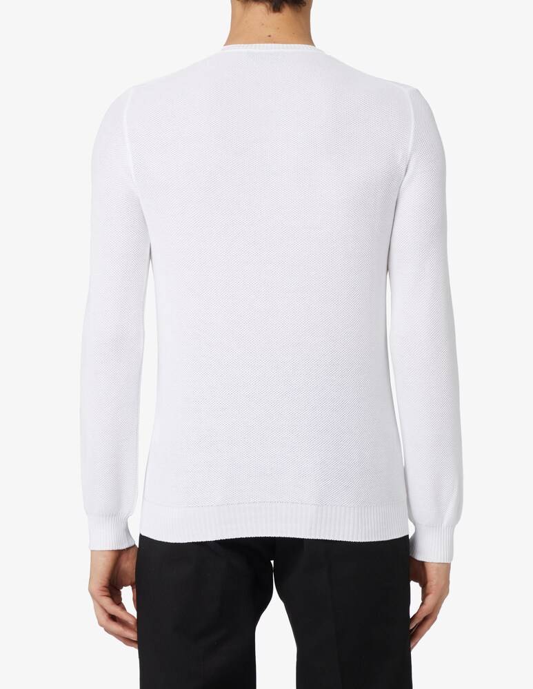 Ferrante Maglia Girocollo Nido D Ape Cotone F12