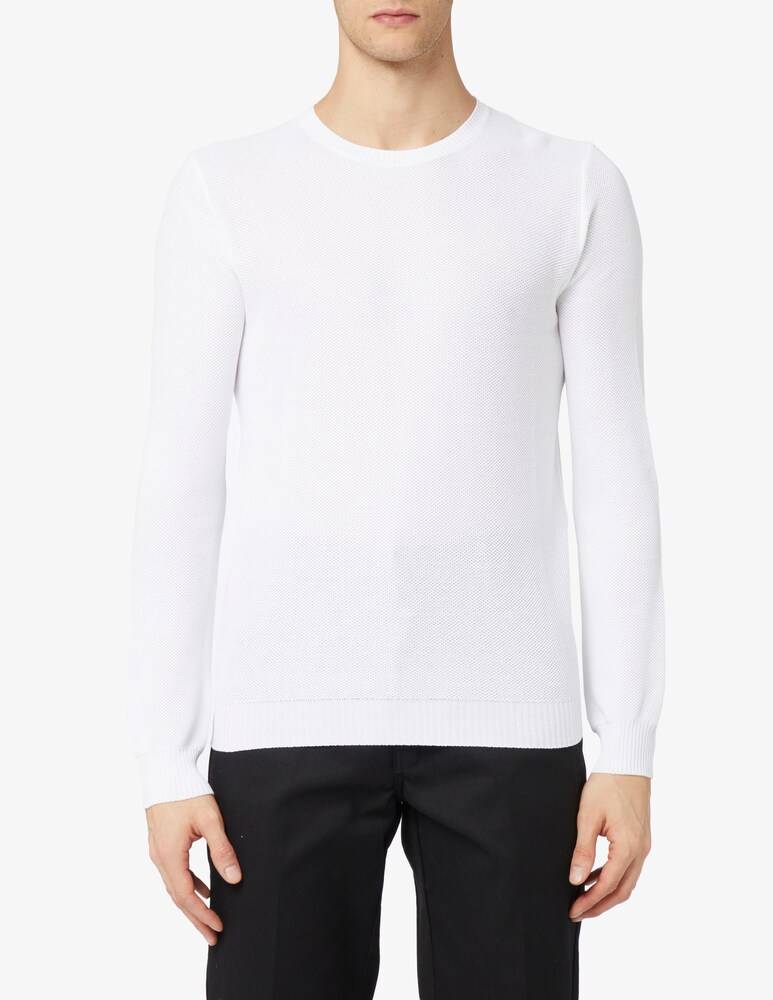 Ferrante Maglia girocollo nido d ape cotone f12