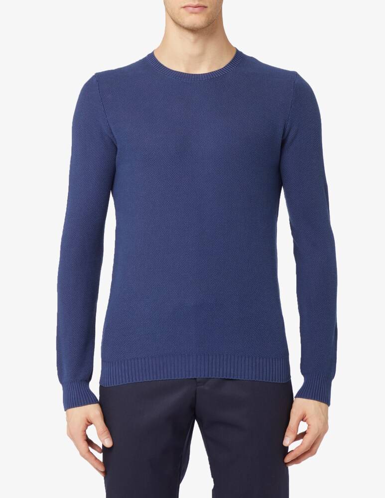 Ferrante Maglia girocollo nido d ape cotone f12