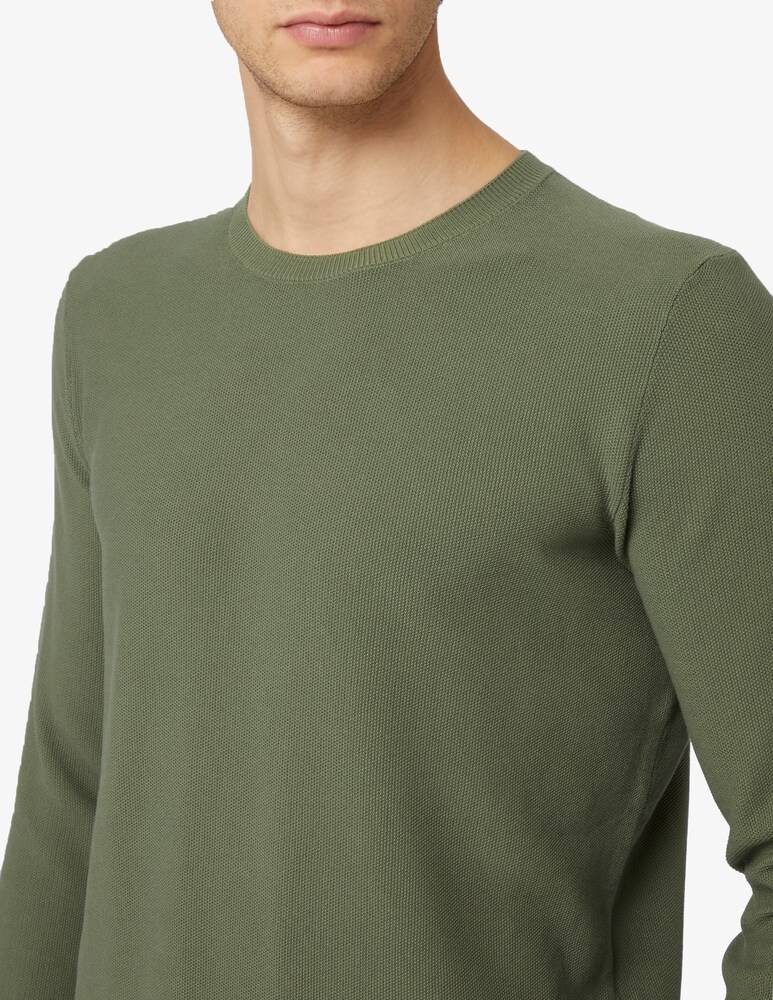 Ferrante Maglia Girocollo Punto Riso Cotone F12