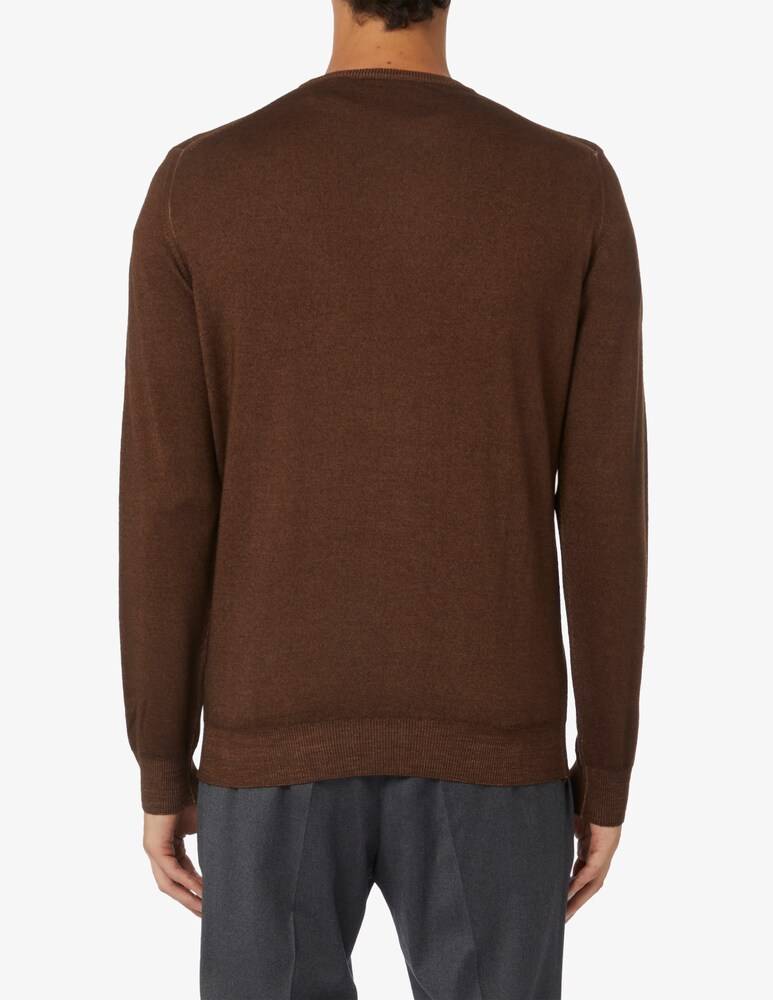 Ferrante Maglia In Lana Merino Fin12 Lavato